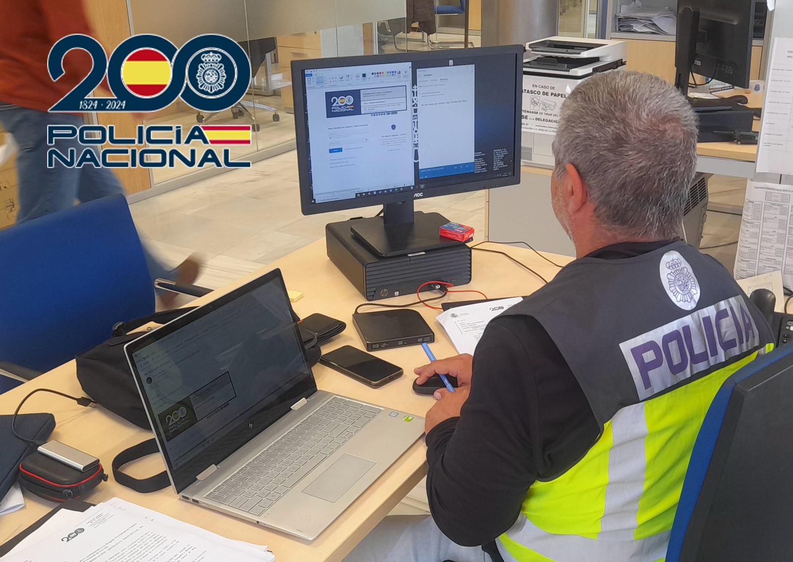 La Policía Nacional de Jerez ha detenido a una ciber estafadora jerezana.