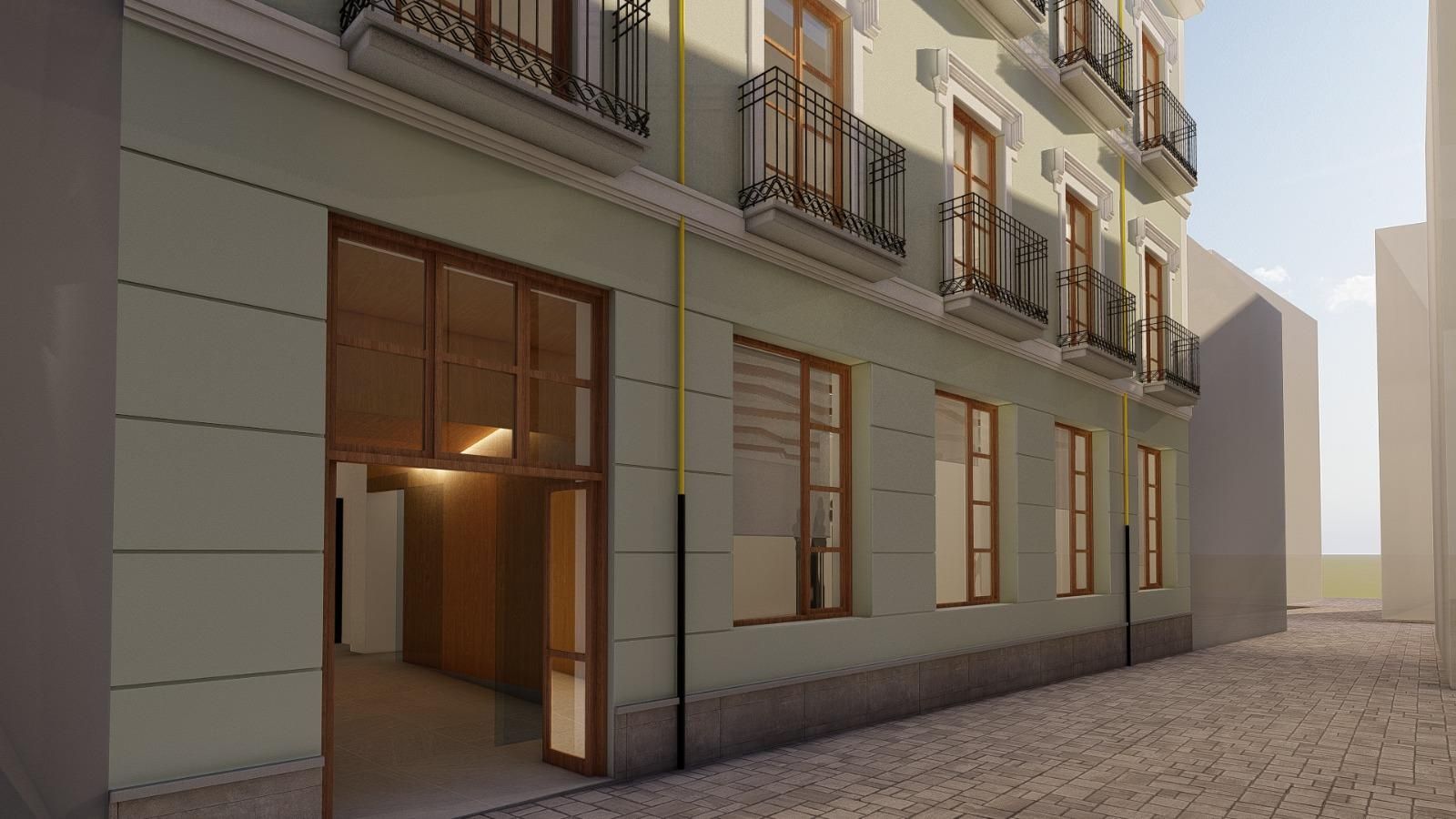 Aspecto exterior del museo en San Matías 11