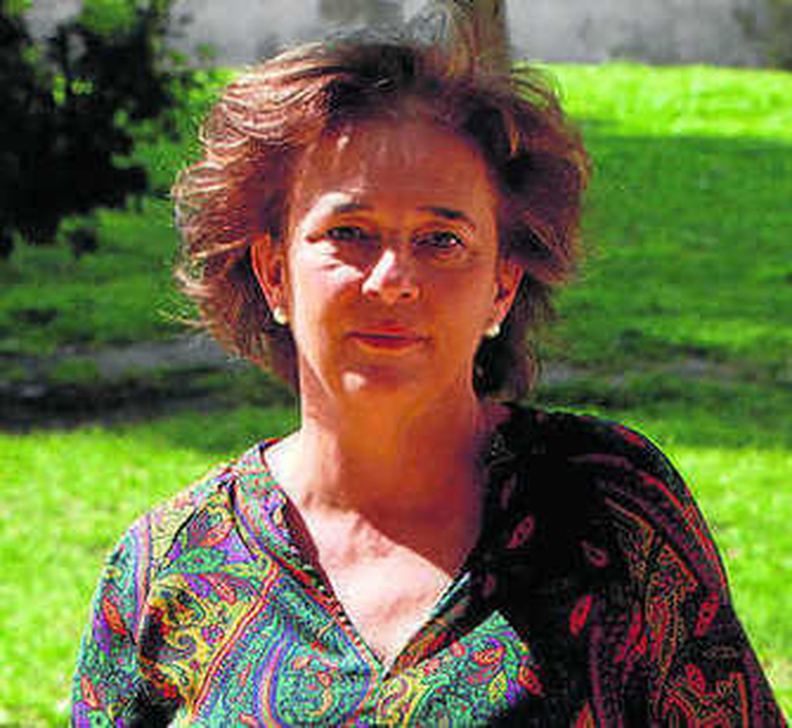 Margarita Bustamante en la sede de Feragua, entre las calles Manuel Siurot y Bueno Monreal.