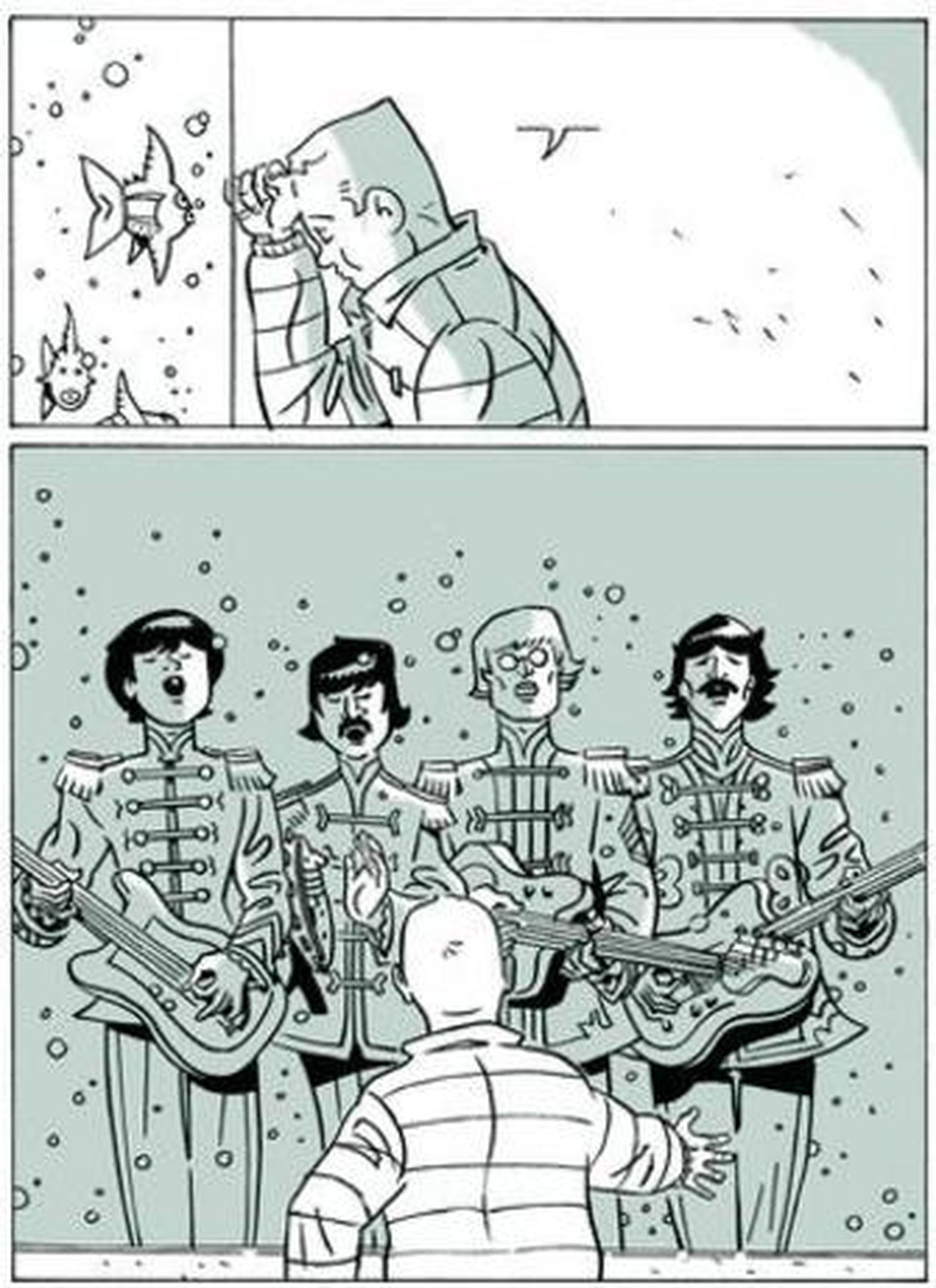 Una viñeta de 'Burbujas'.