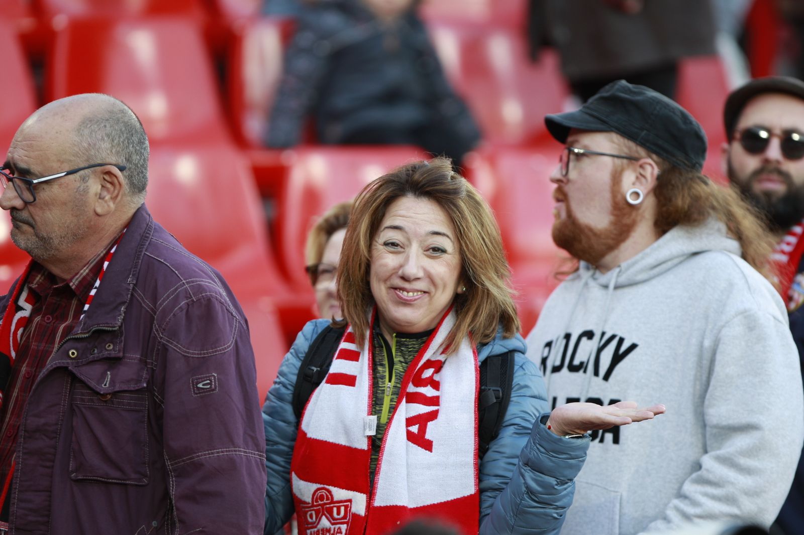 Imágenes de la derrota de la U.D. Almería ante el Villarreal por 0 a 2
