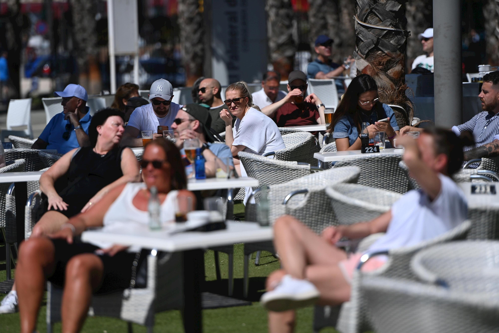 Así lucen las playas y chiringuitos de Málaga este sábado (fotos)
