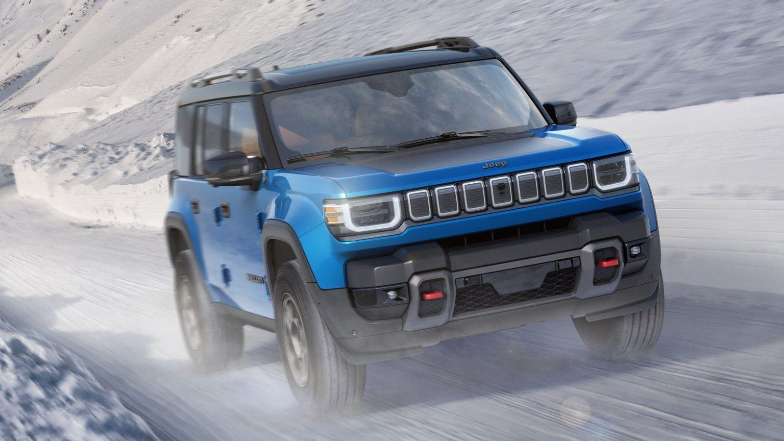 Loque debe distinguir al Recon de otros SUV eléctricos cuando llegue son sus cualidades de progresión en situaciones difíciles, que según Jeep son las propias que se esperan de un coche de la marca.