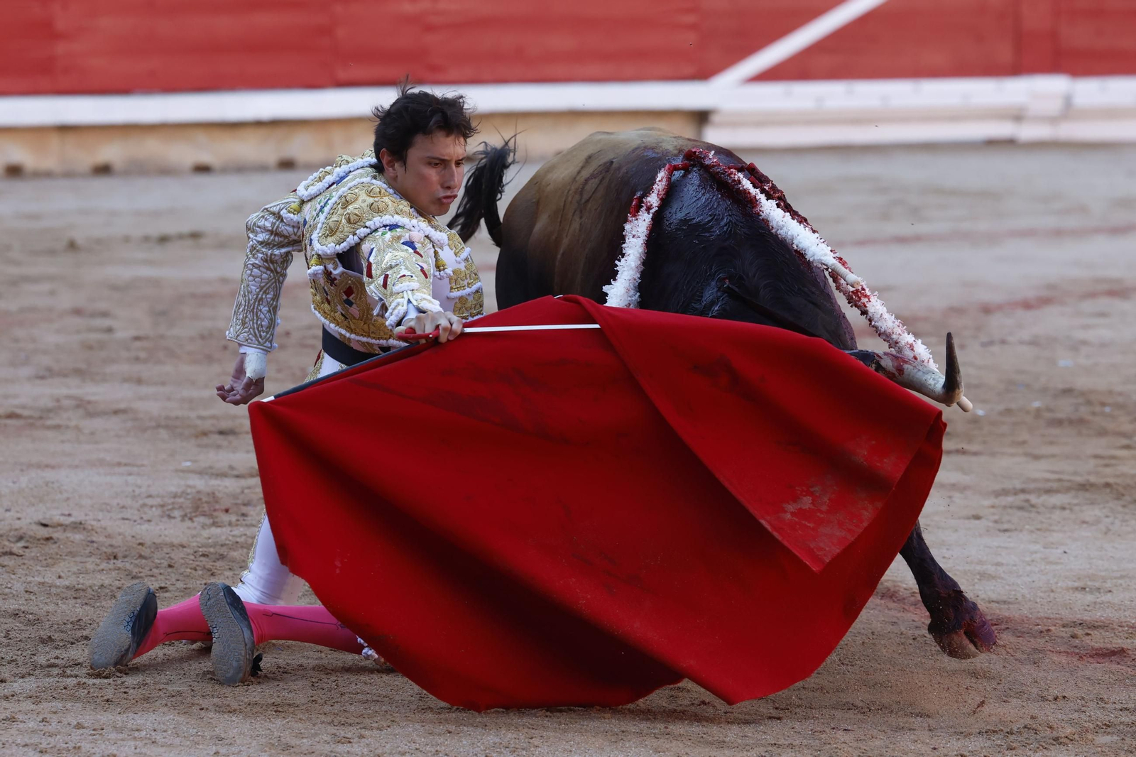 Las imágenes de la Puerta Grande en Pamplona