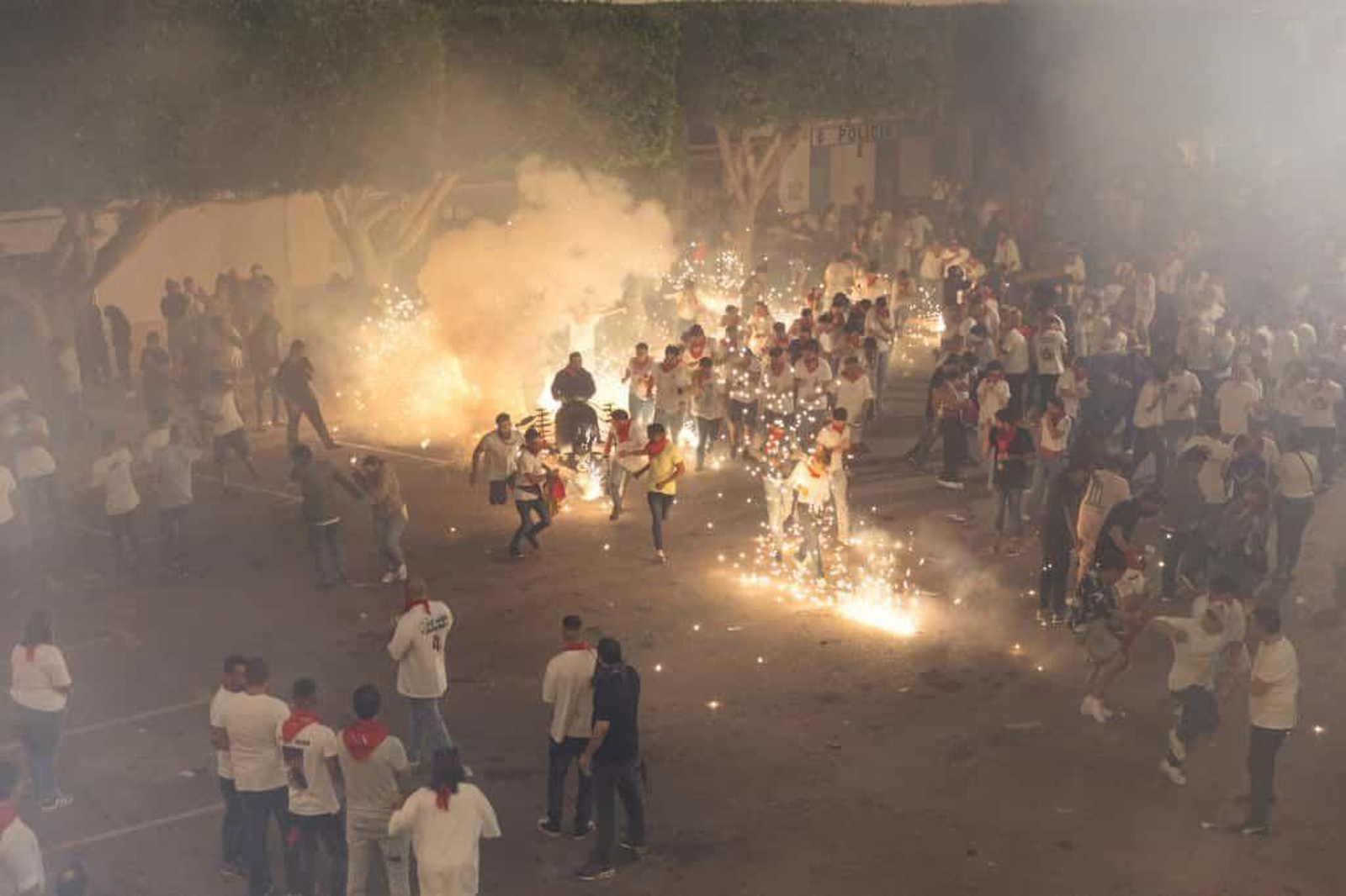 Así se han vividoi los Toros de Fuego por el Cristo de la Luz de Dalías