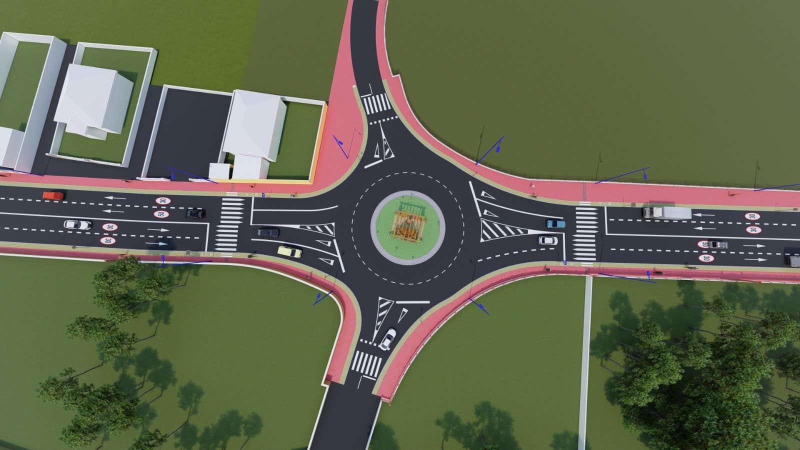 La nueva avenida de la Rana Verde, en una proyección mostrada durante el proyecto inicial, que ahora será ampliado.