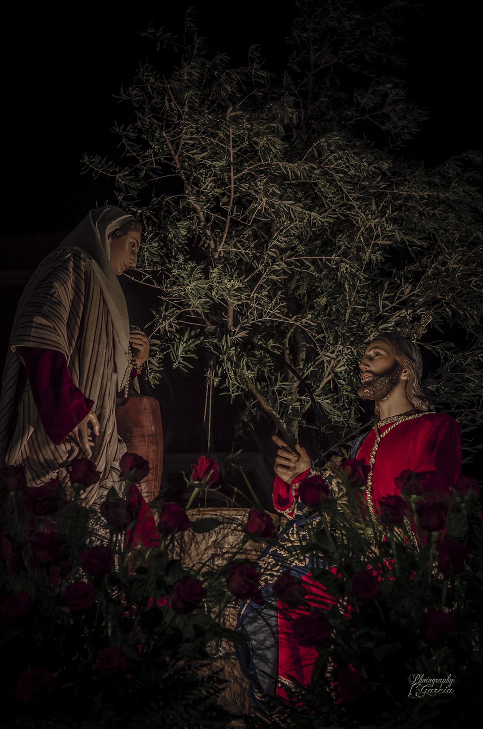 Imágenes de la procesión del Jueves Santo en Cuevas