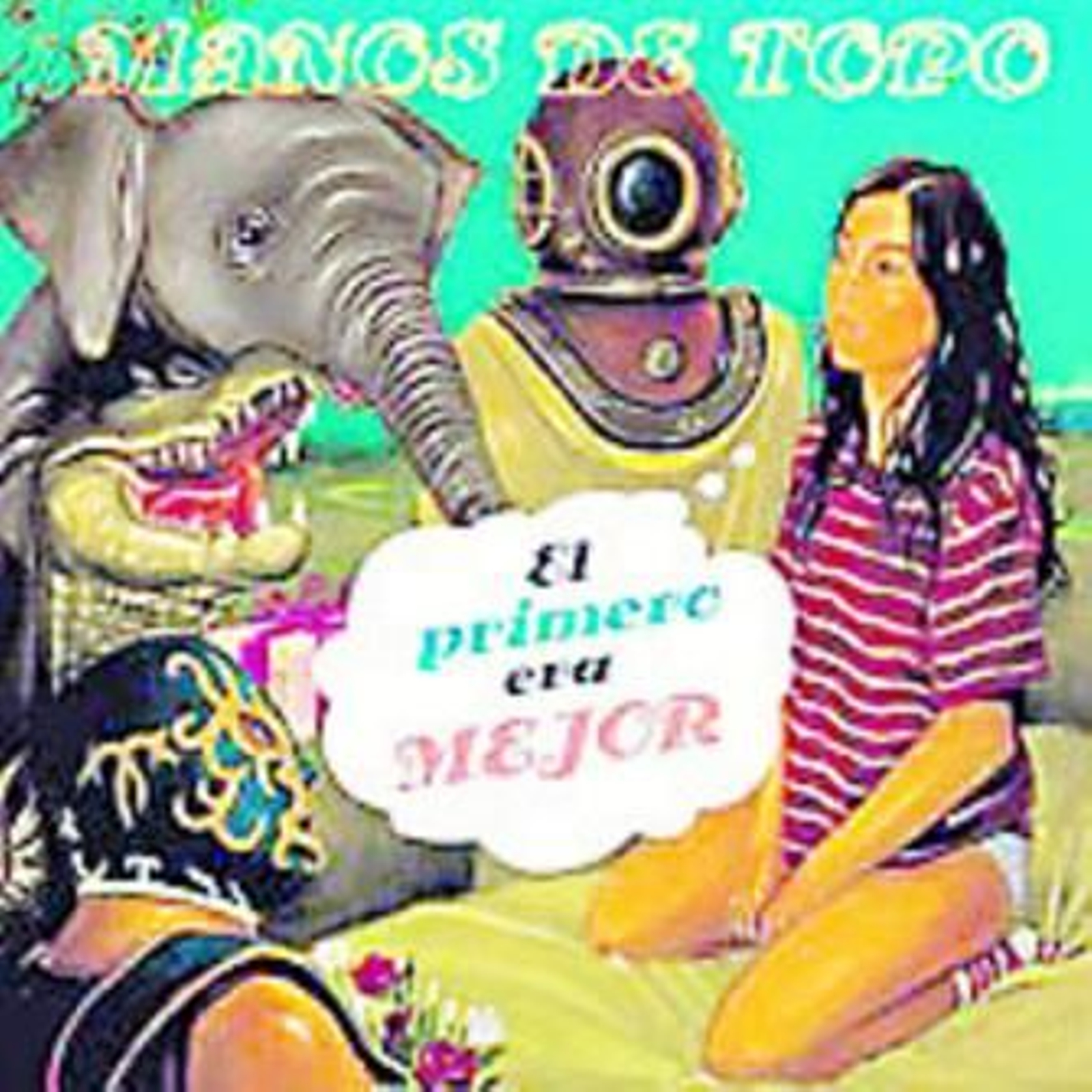 Cuatro chalados en Vespa, ellos son Manos de Topo.