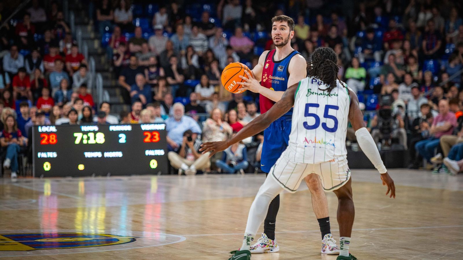 El Barcelona-Unicaja, en fotos