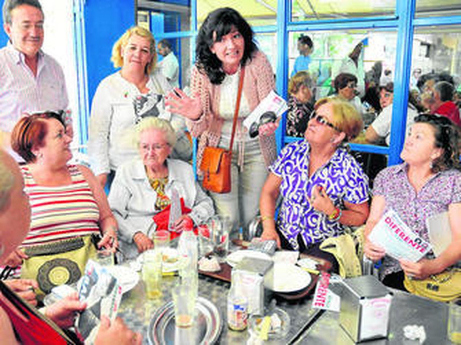 Pilar González, la candidata andalucista, presentó ayer sus programa educativo.