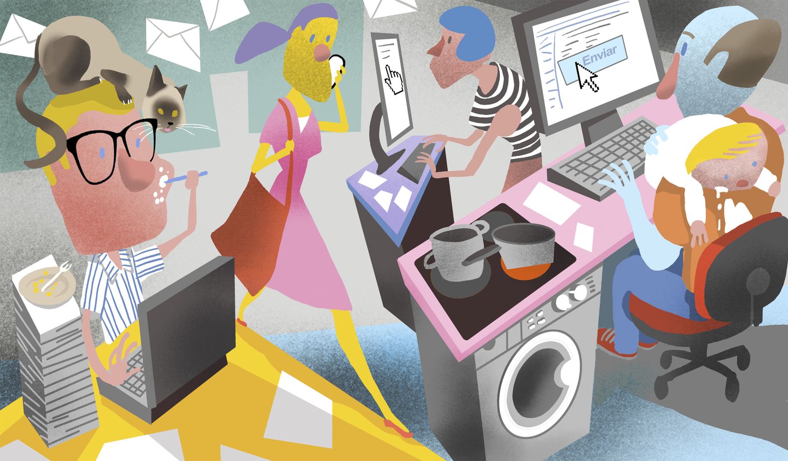 El teletrabajo ha pasado de la noche a la mañana a ser casi obligatorio.