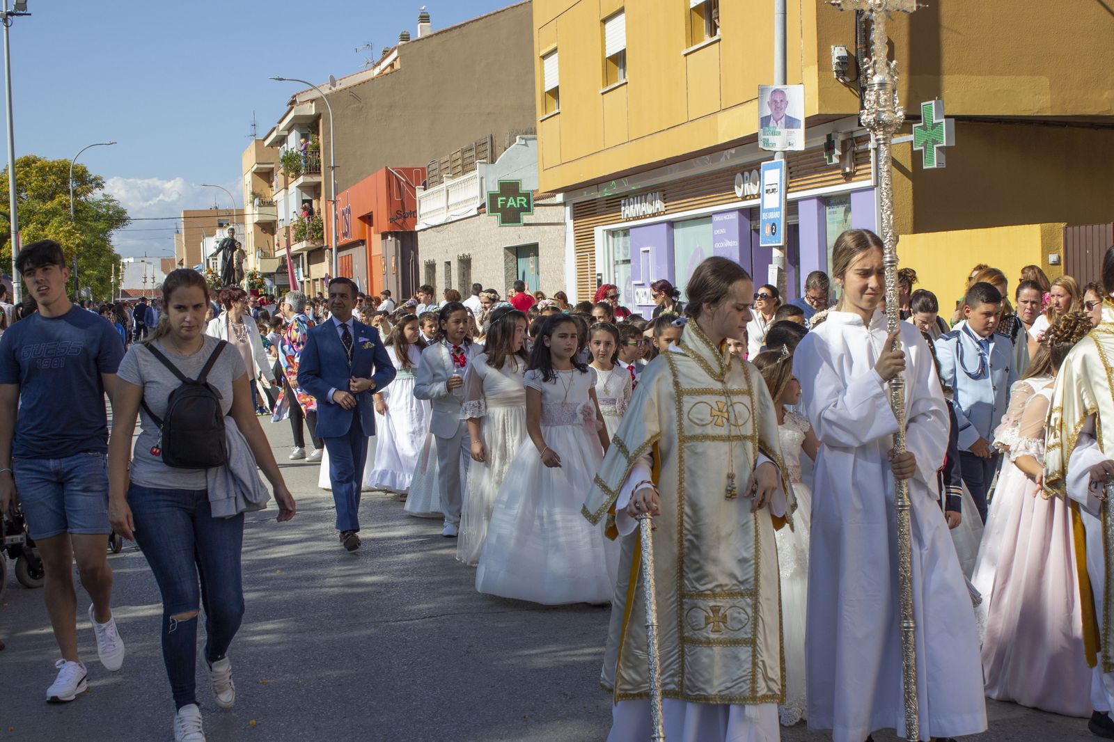 Fotos de la procesión de María Auxiliadora en La Línea de la Concepción