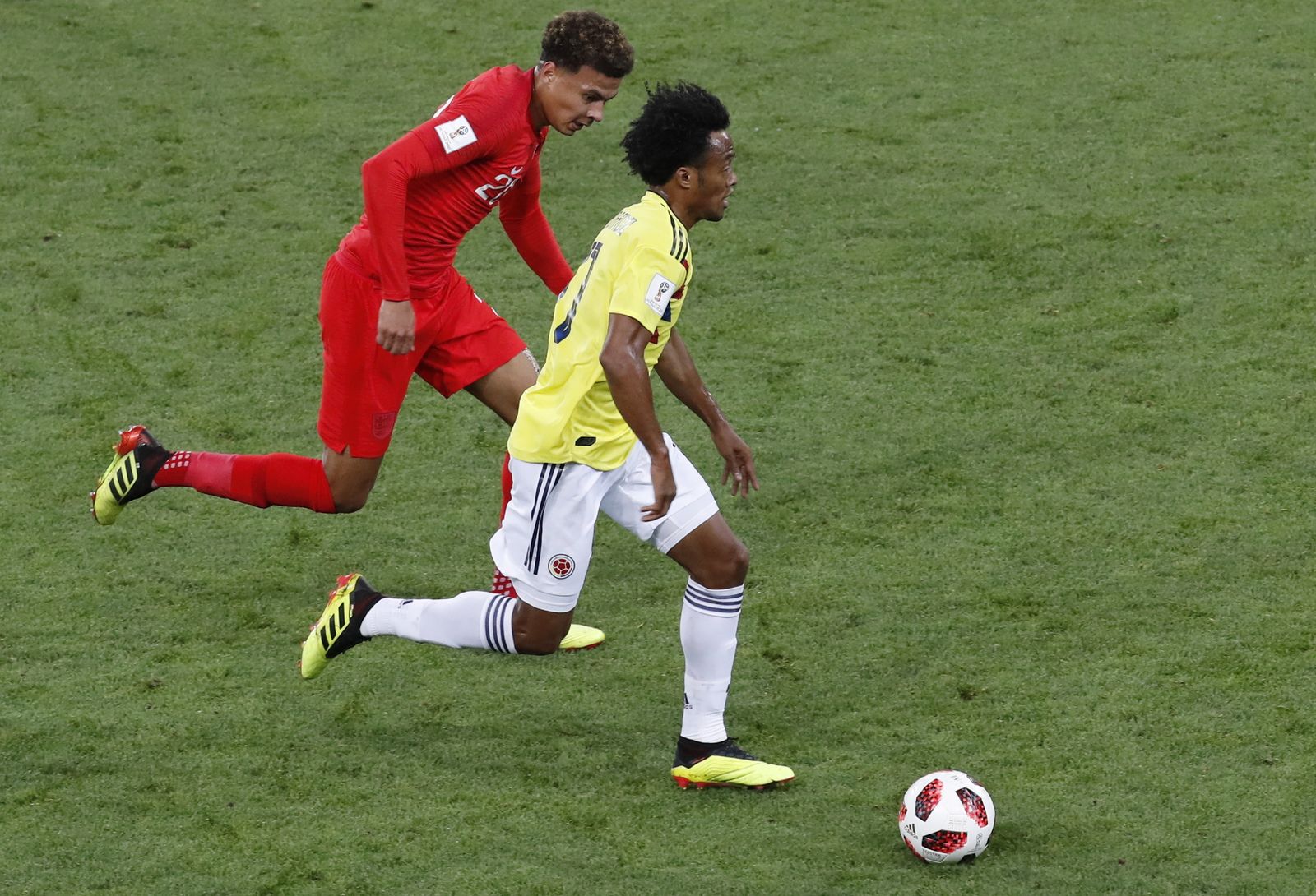 Las imágenes del Colombia-Inglaterra