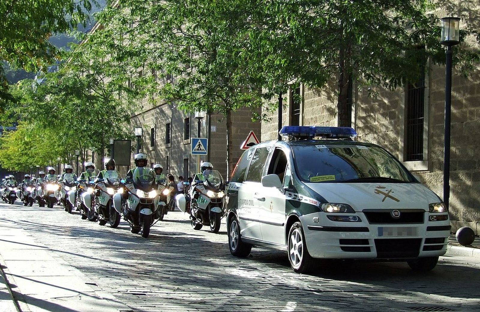 La Guardia Civil, en formación