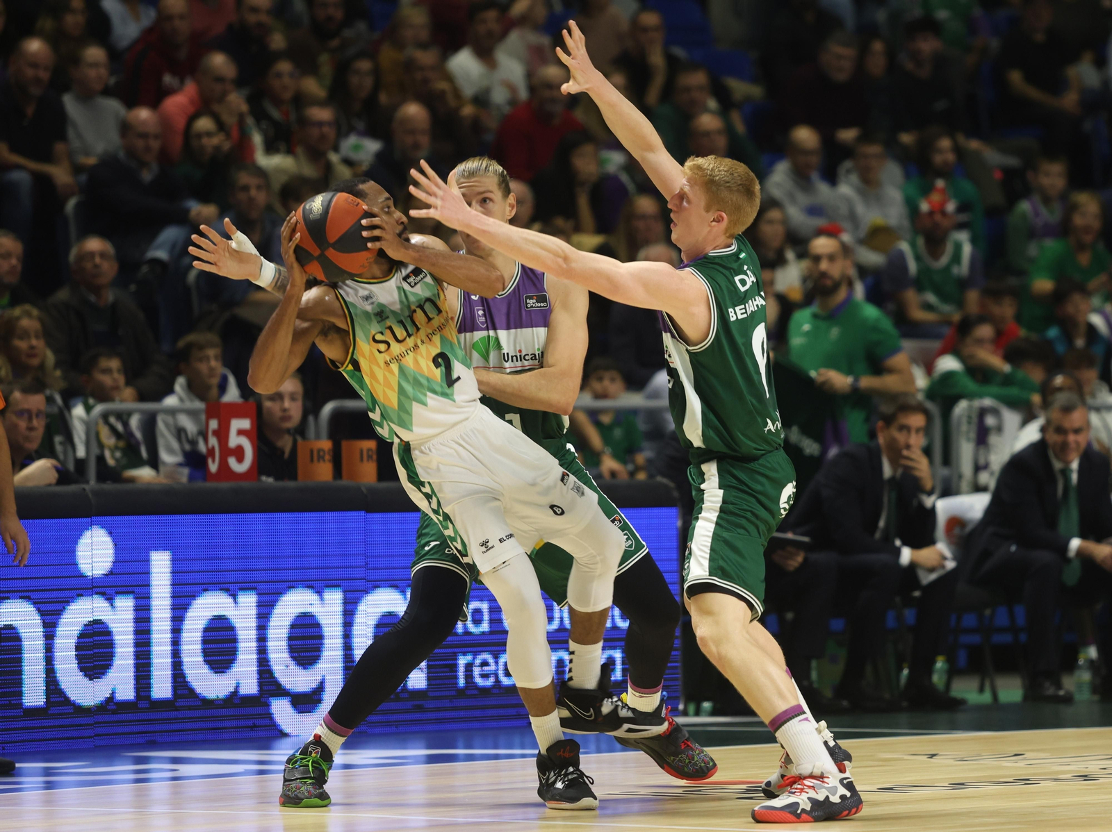 El Unicaja - Bilbao Basket, en fotos