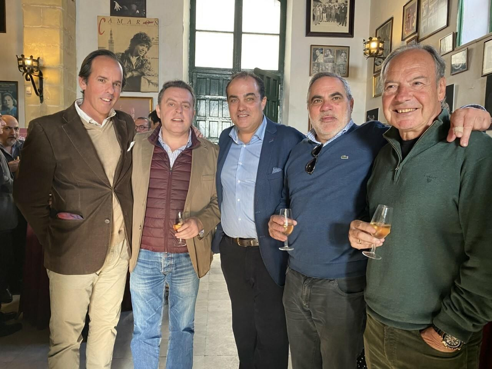 Imágenes de la zambomba de socios en Don Antonio Chacón