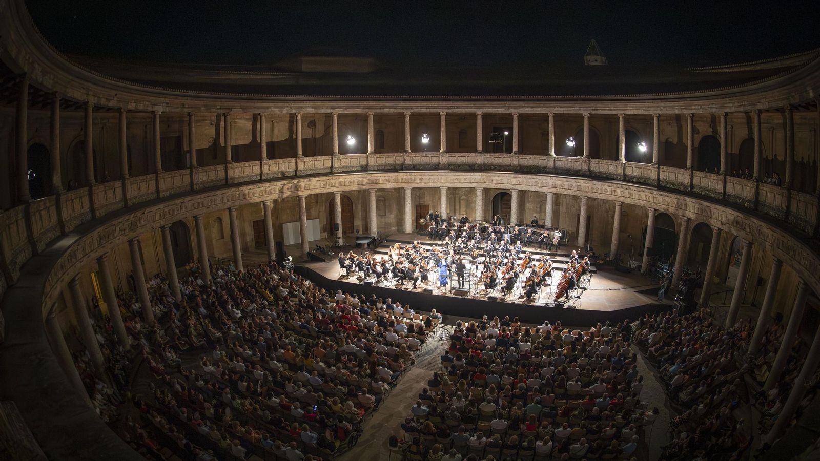Concierto de la OCG y Marina Heredia en el Palacio de Carlos V de Granada