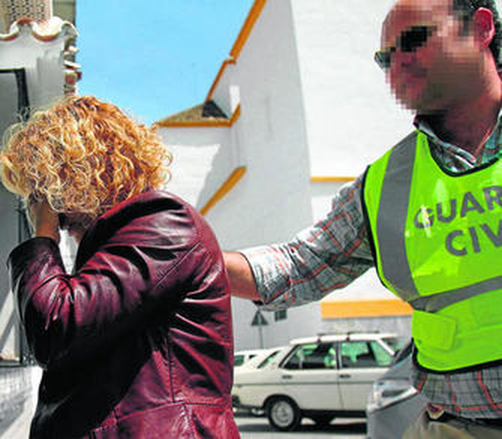 Concepción Barrabino, conducida por la Guardia Civil, el 20 de abril de 2005.