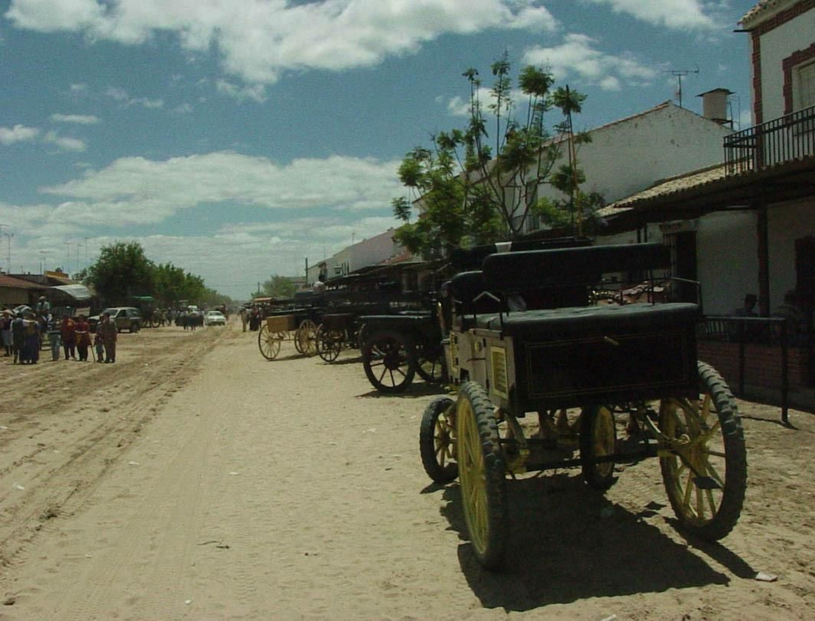 Charrés en El Rocío.