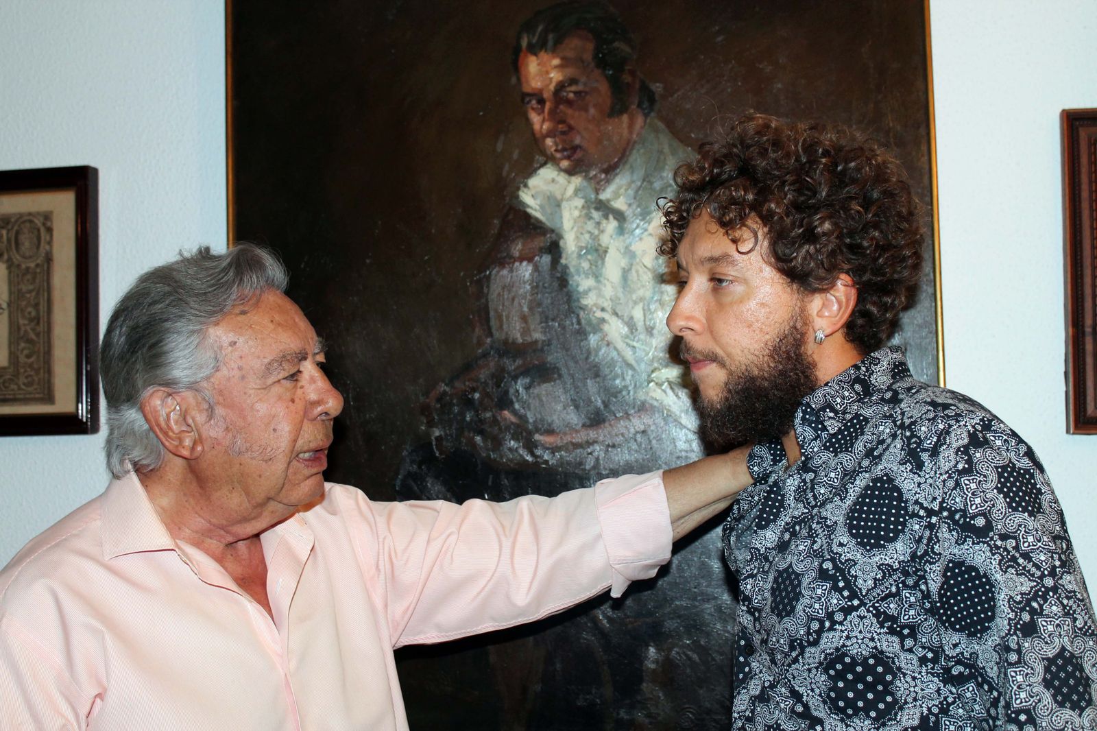 Manuel Morao y su nieto Pepe del Morao.