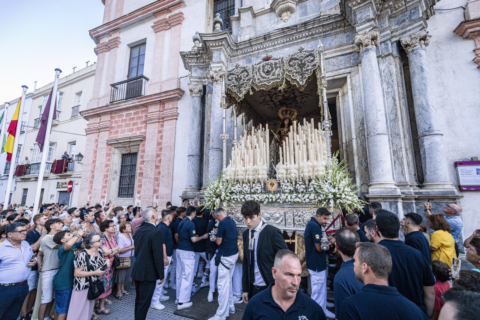 Las imágenes de la procesión de la Virgen del Carmen en Cádiz