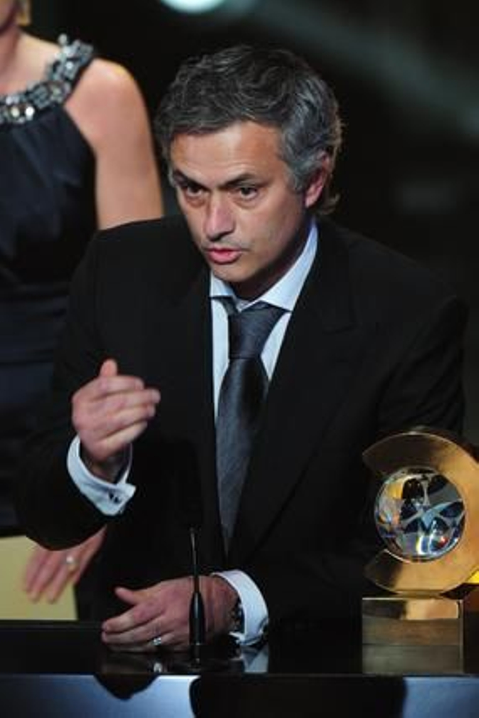 El portugués José Mourinho, mejor entrenador de 2010.

Foto: AFP Photo