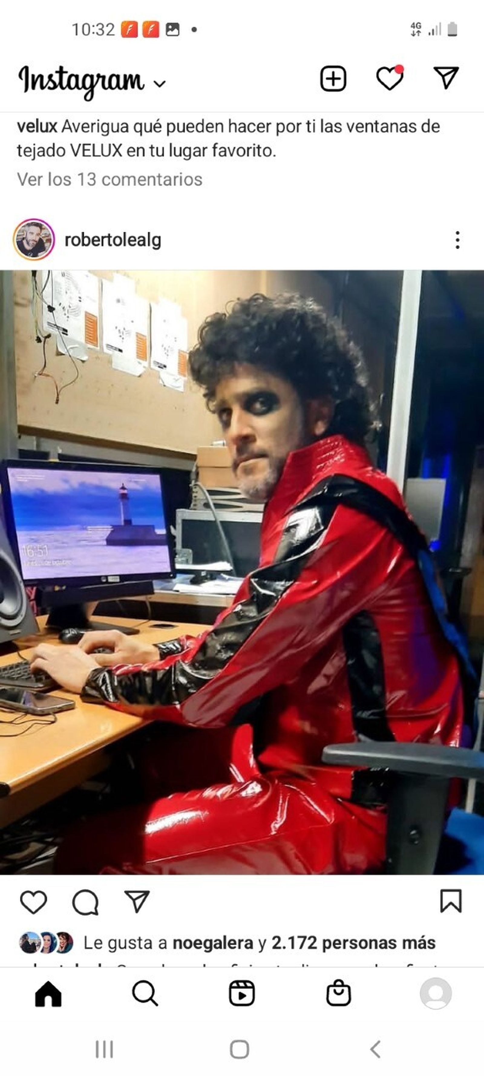 Roberto Leal a lo Michael Jackson