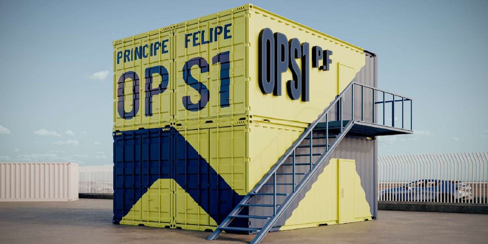 Una de las subestaciones del Puerto de Algeciras destinadas al sistema OPS