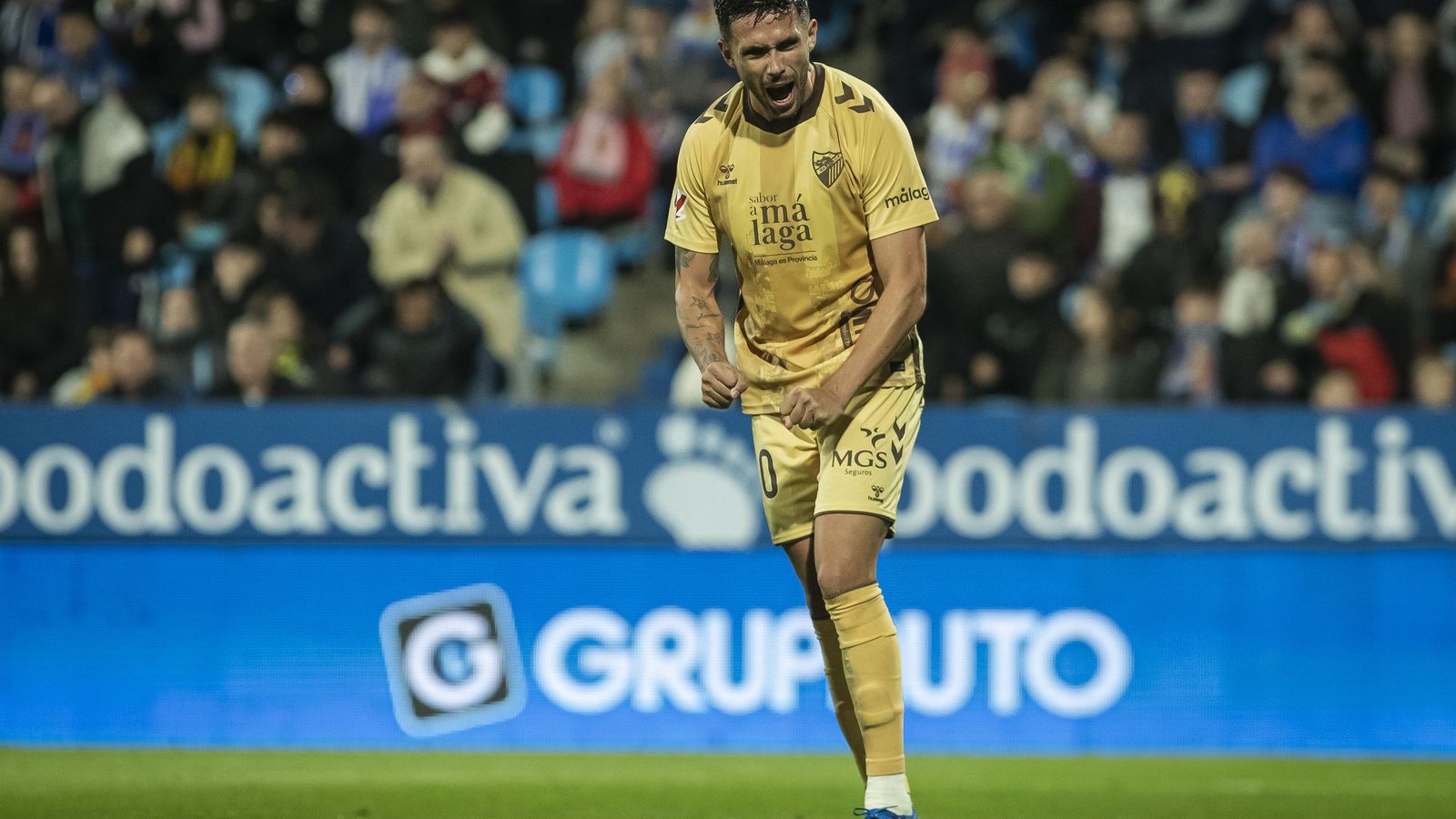 El Zaragoza-Málaga CF, en fotos