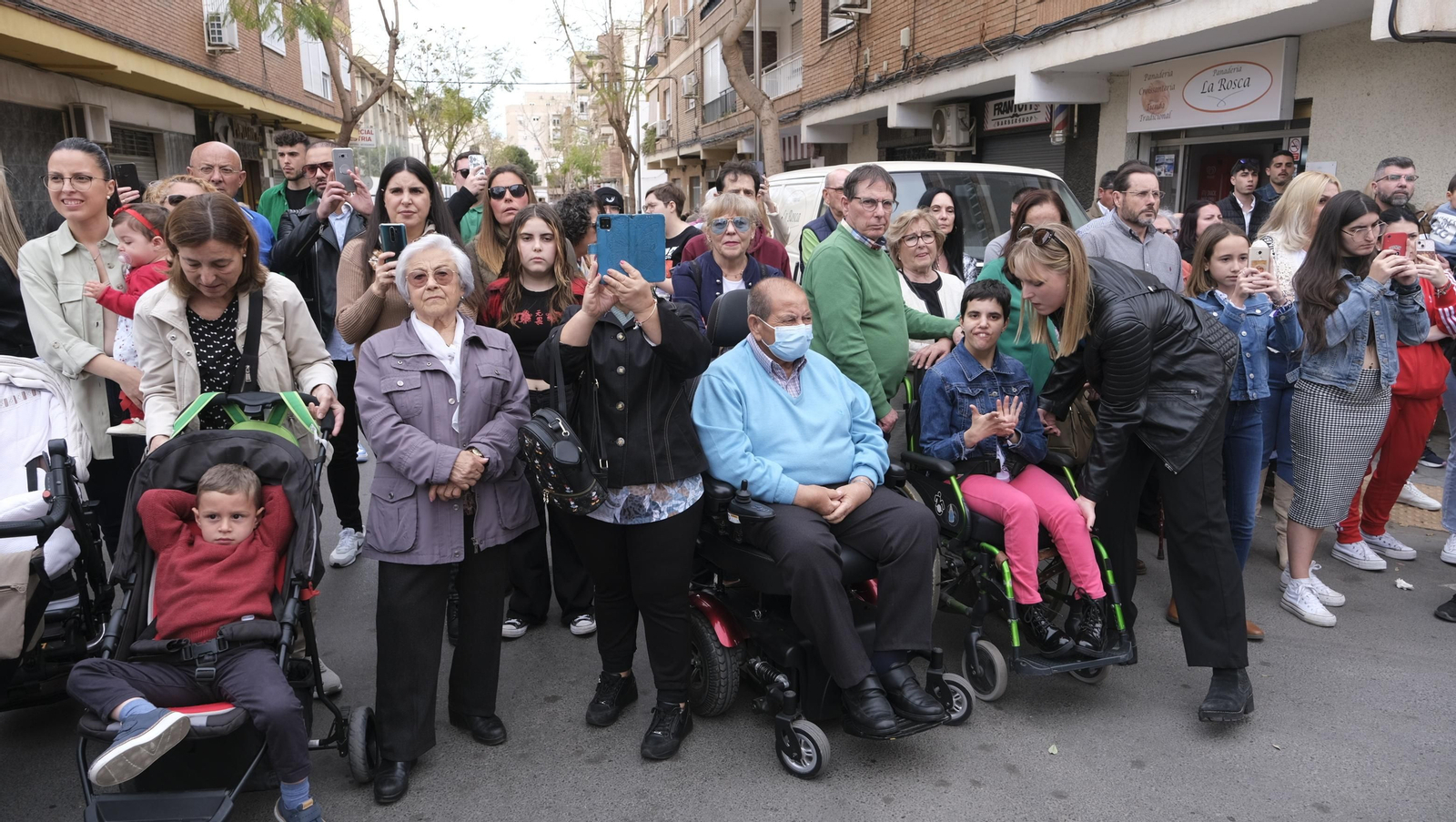 La procesión de Los Ángeles en Almería, en imágenes