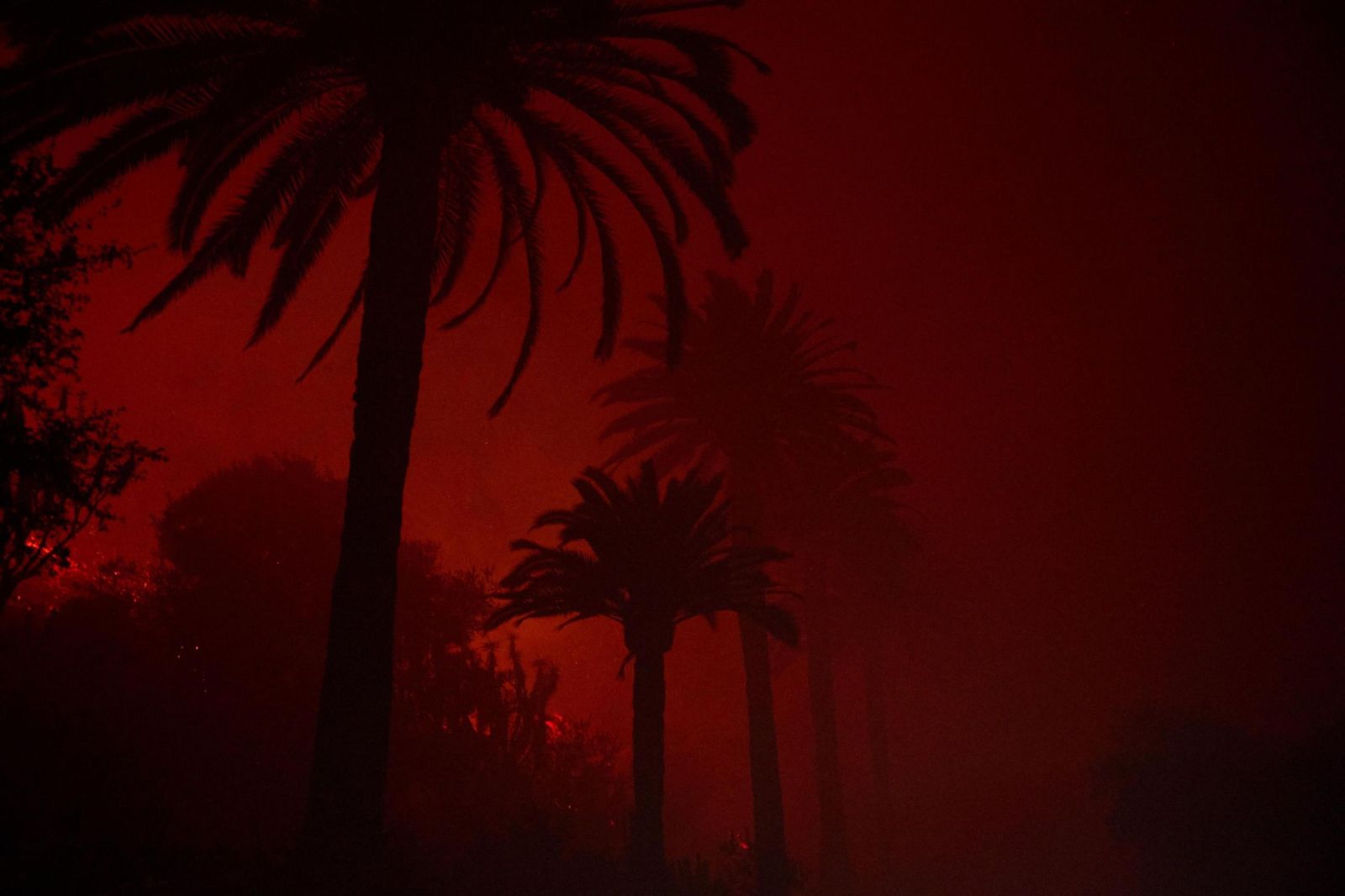 Las impresionantes imágenes del incendio Franklin que azota Estados Unidos