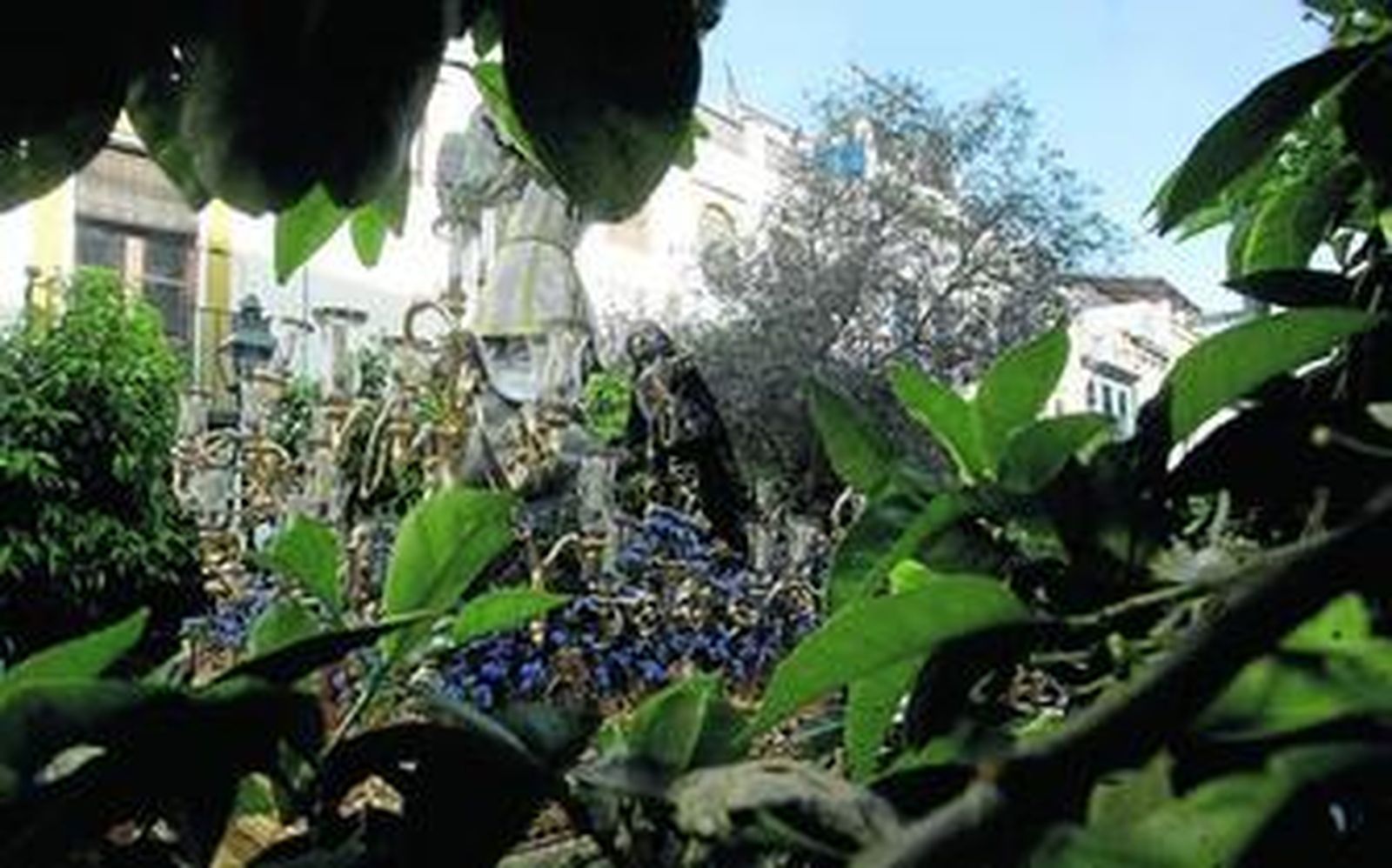 Imagen de Jesús Orando en el Huerto de Getsemaní, a su paso por la calle La Feria.