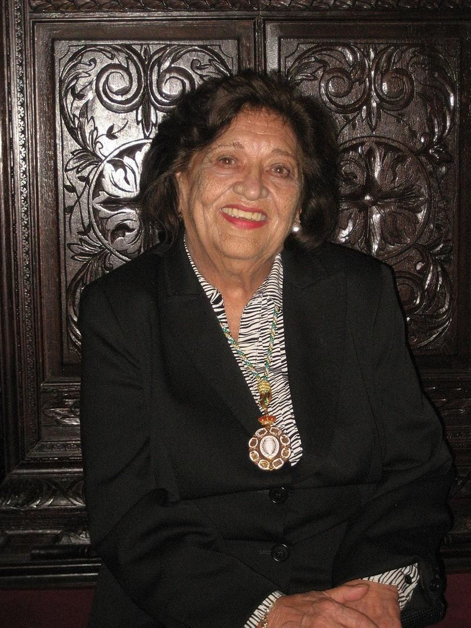 Pilar Paz Pasamar, autora jerezana, en 2012.