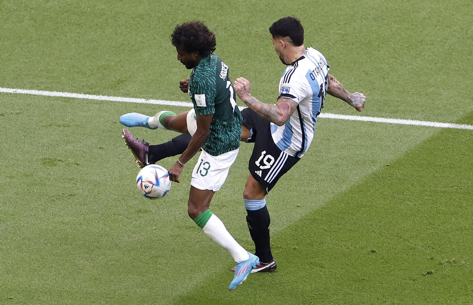 Las imágenes del Artentina - Arabia Saudí en el Mundial de Qatar