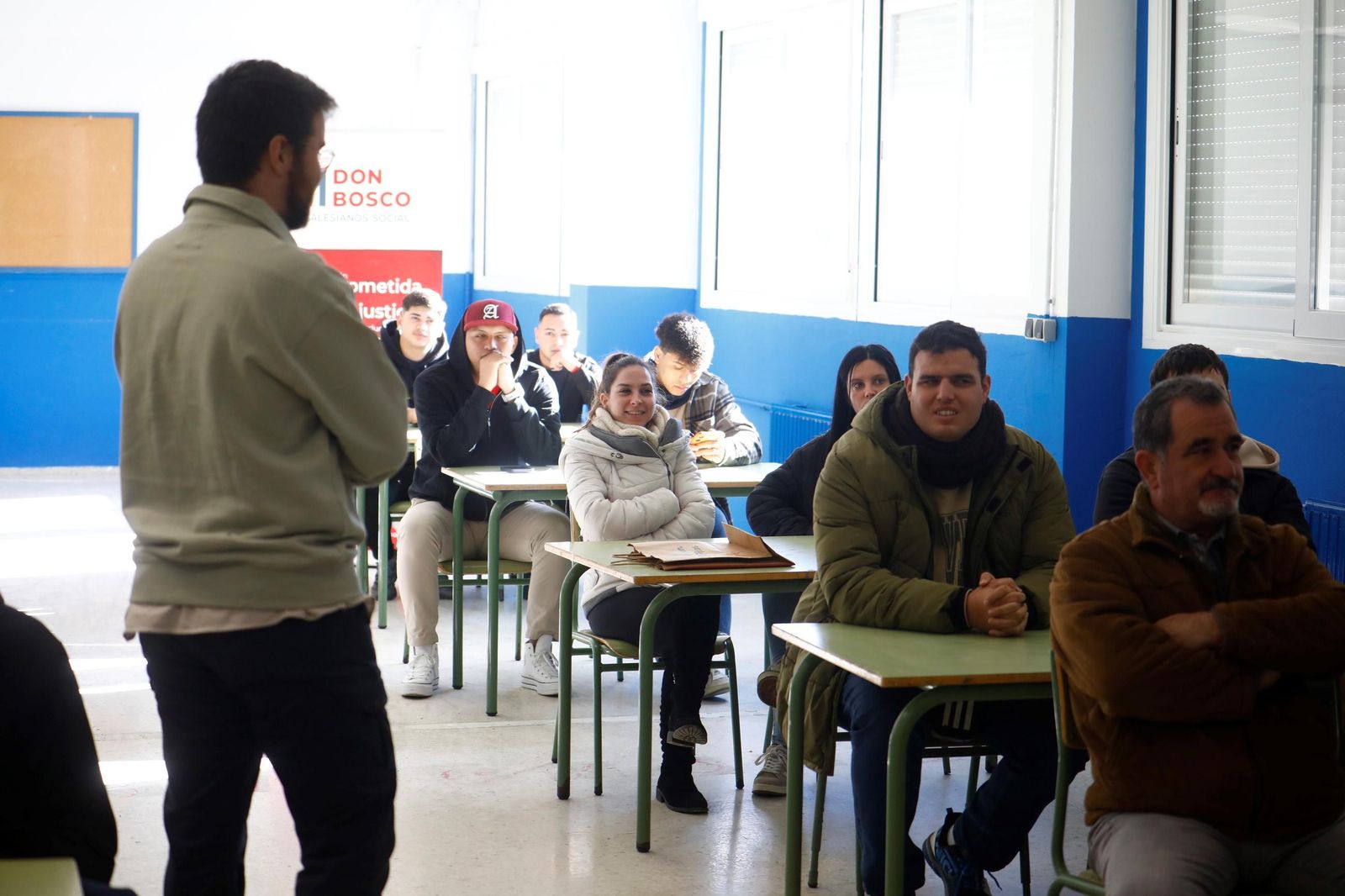 Alumnos de uno de los cursos que se imparten en el Duque de Rivas.