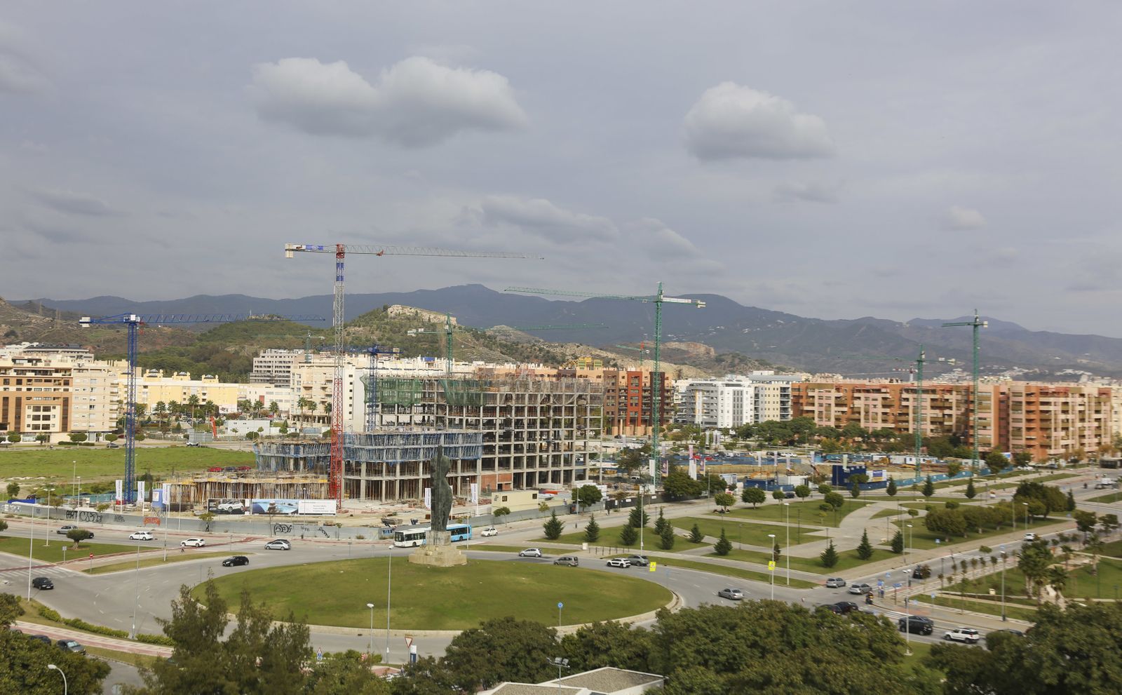 Imagen de archivo de una promoción de viviendas en obras.