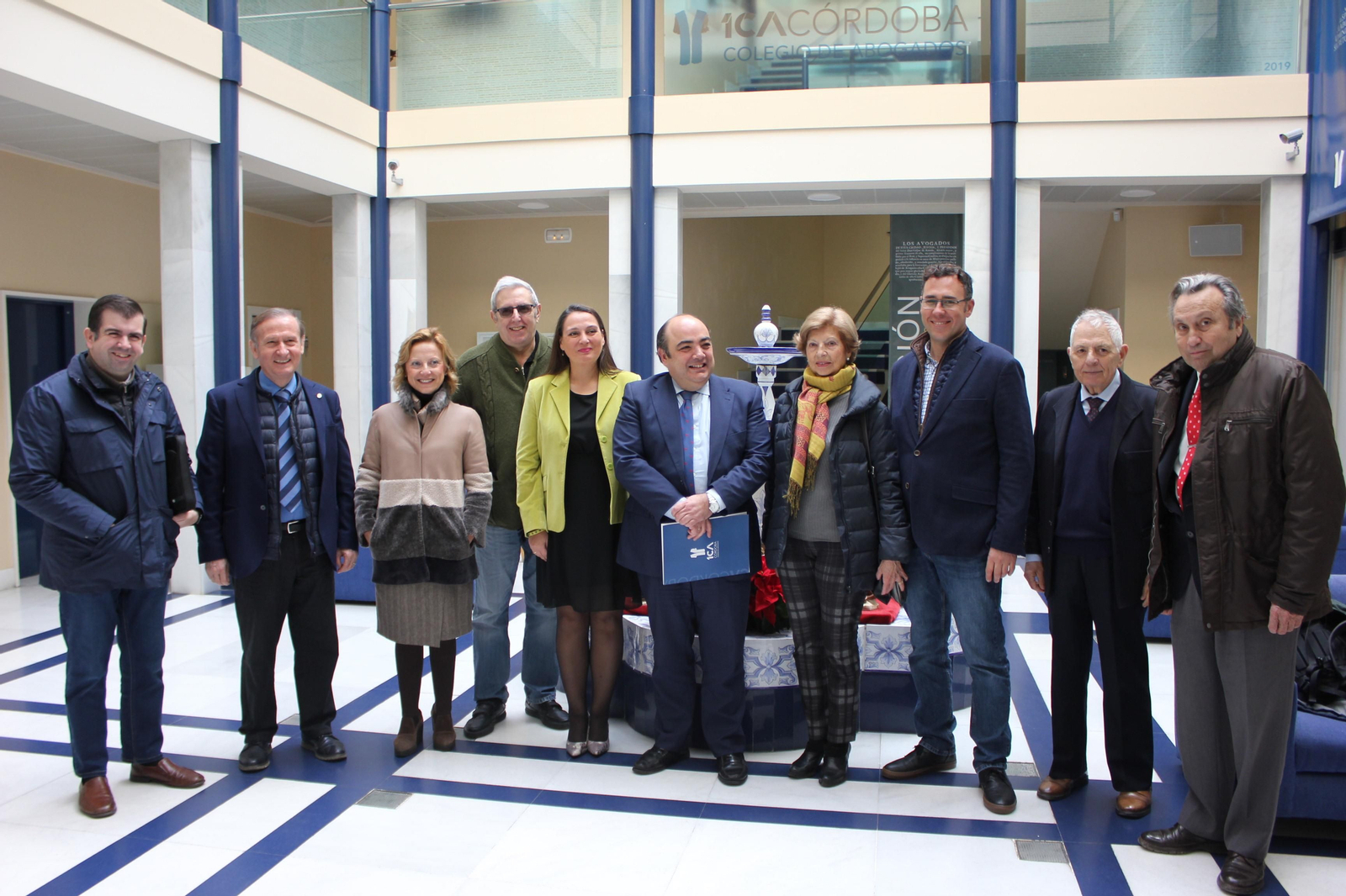 Representantes de las entidades.