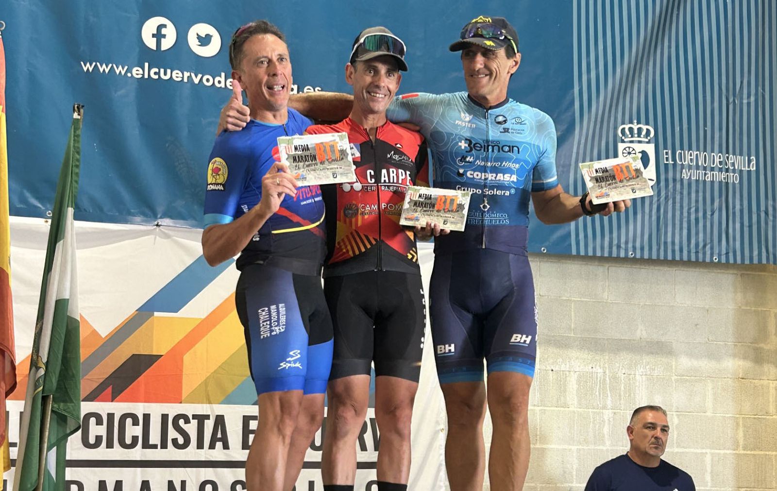 Fran Media fue tercero en El Cuervo en la cuarta prueba del Provincial de Sevilla.