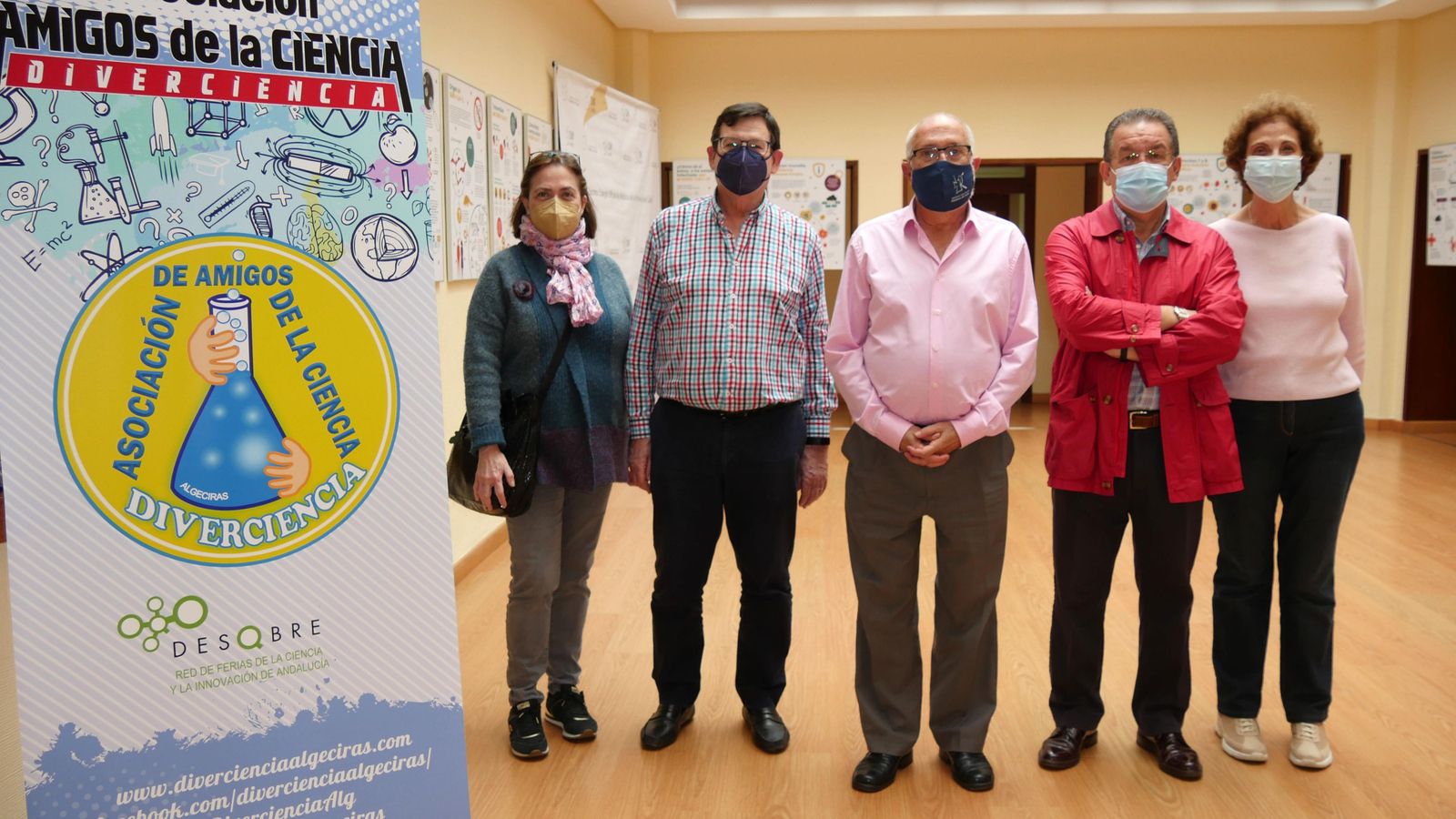 Una representación de la Asociación de Amigos de la Ciencia