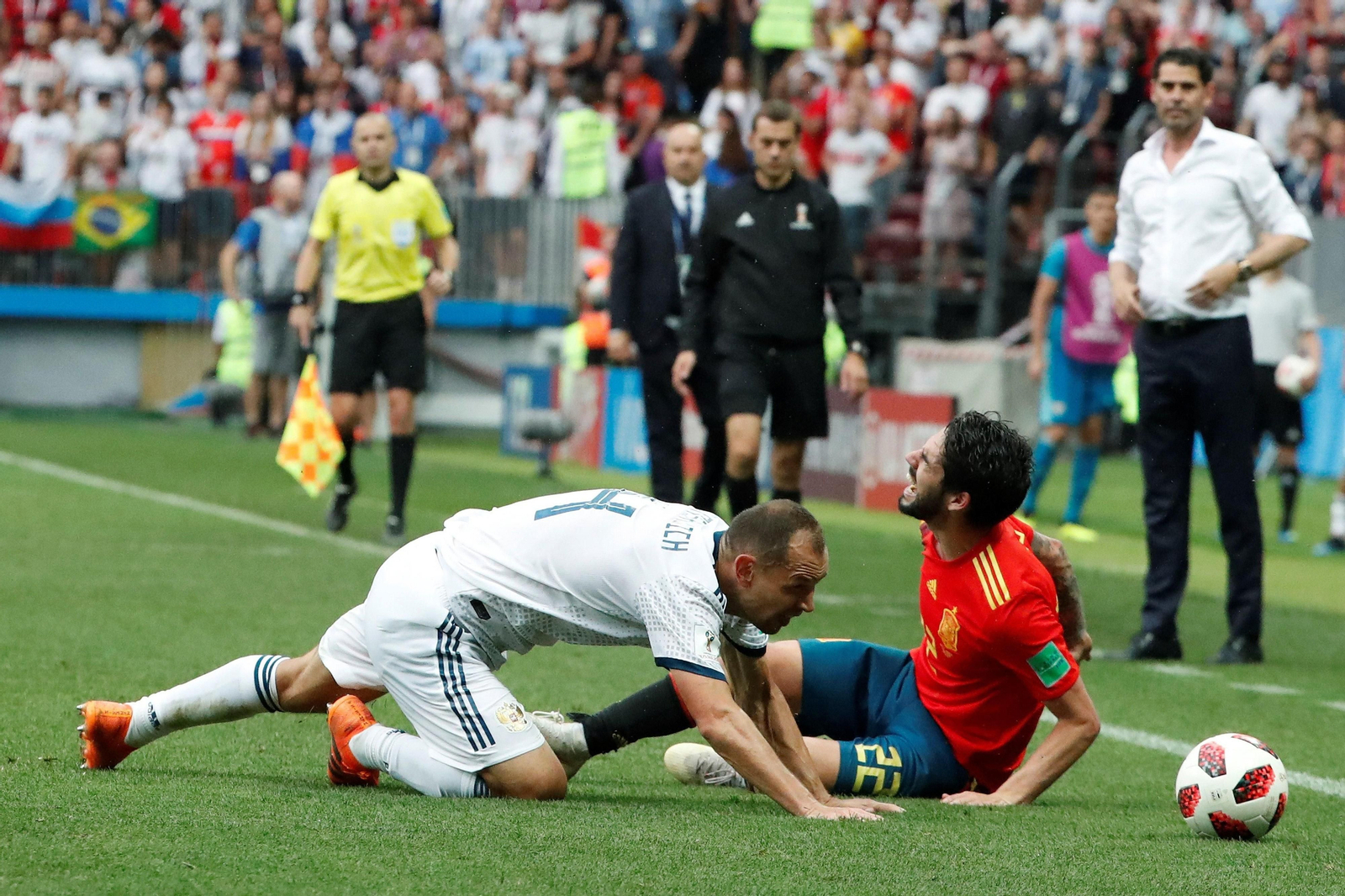 Las imágenes del España-Rusia