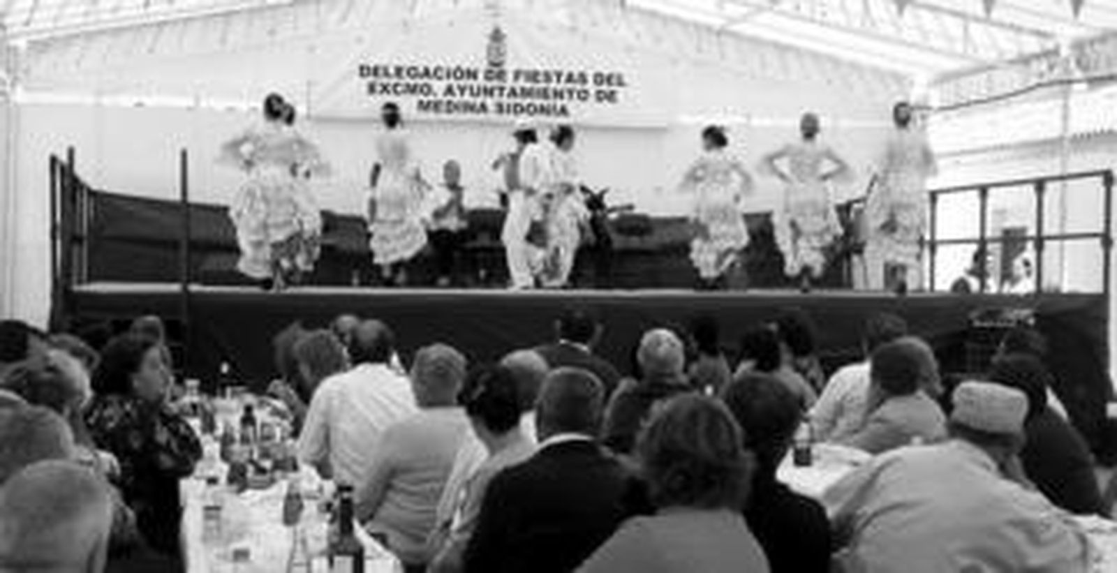 El cuadro flamenco de Carmen Guerrero amenizó la velada de los mayores.