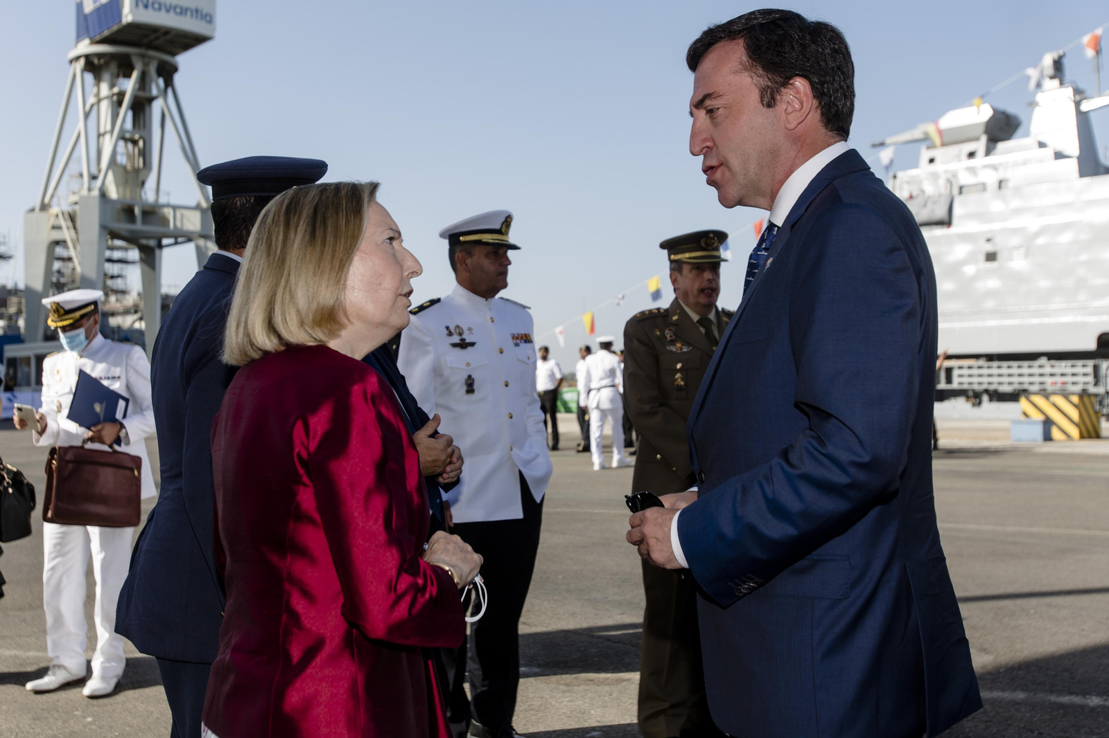 Las imágenes de la entrega a la Real Armada Saudita de la segunda corbeta construida en Navantia - San Fernando Las imágenes de la entrega a la Real Armada Saudita de la segunda corbeta construida en Navantia - San Fernando