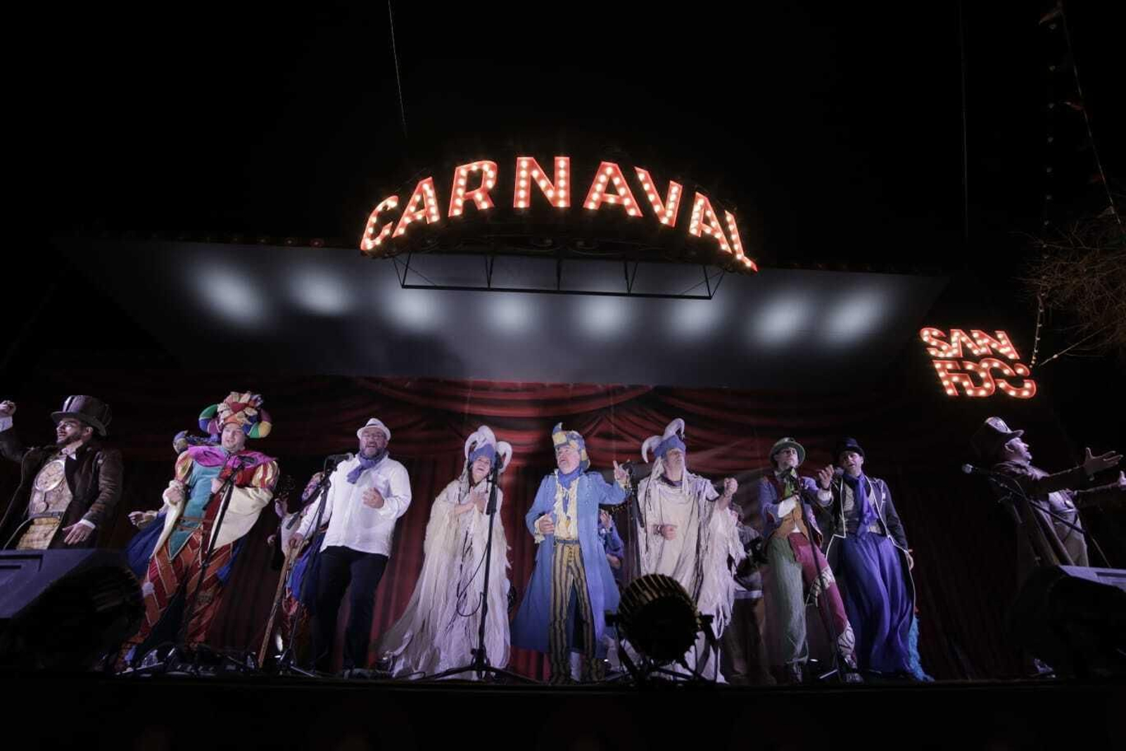 Gala de bienvenida del Carnaval en San Fernando con Manu Sánchez y Sandra Golpe