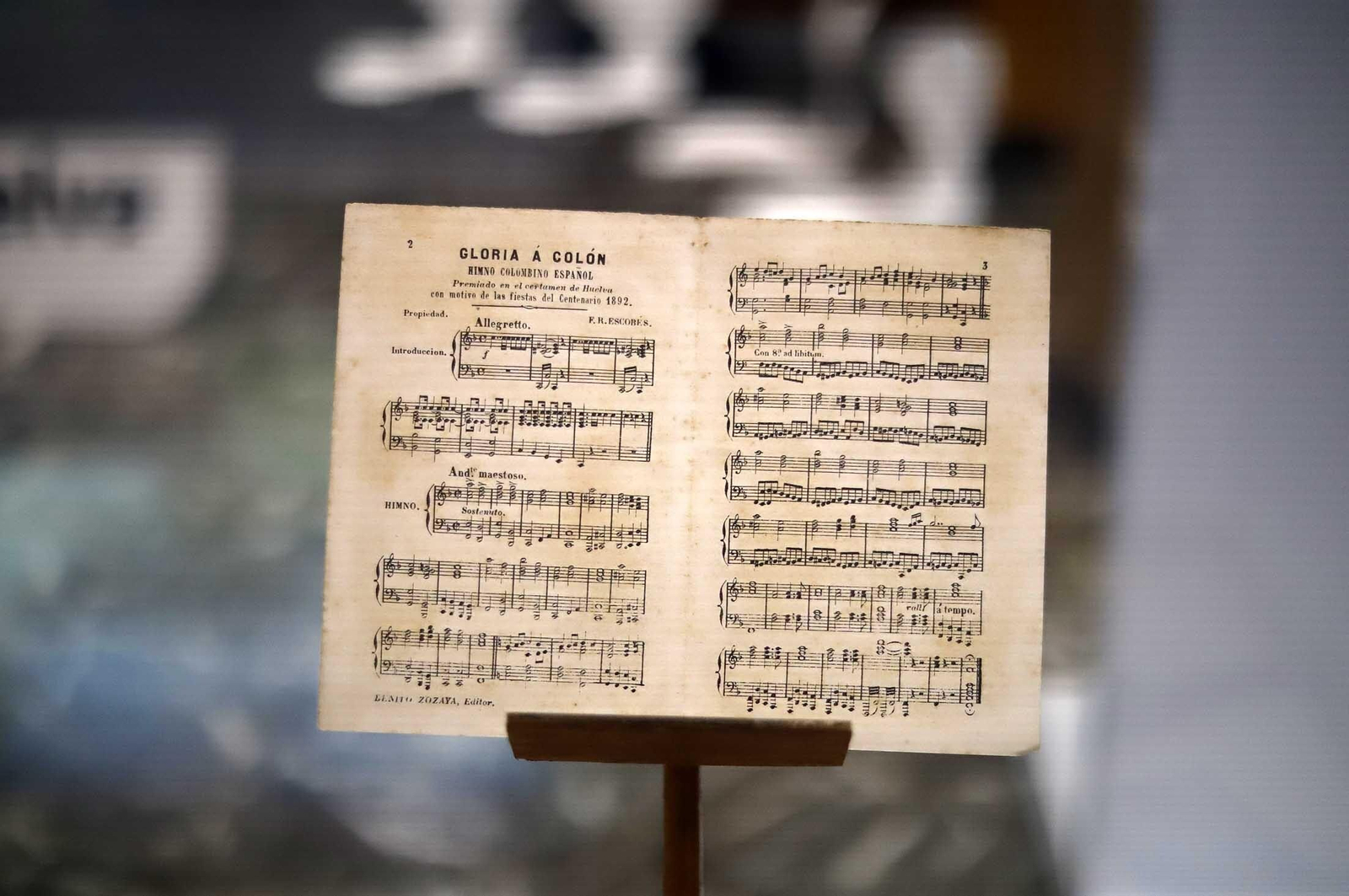 Imágenes de la inauguración de la exposición "Colón, Monumento a la amistad con los Pueblos de América"