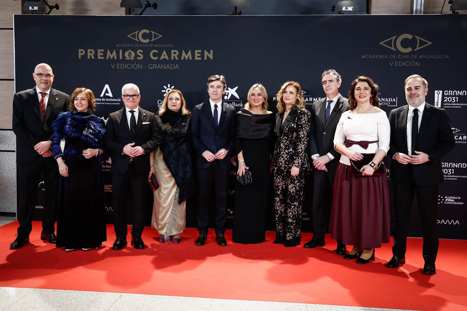 La alfombra roja de los premios Carmen en Granada