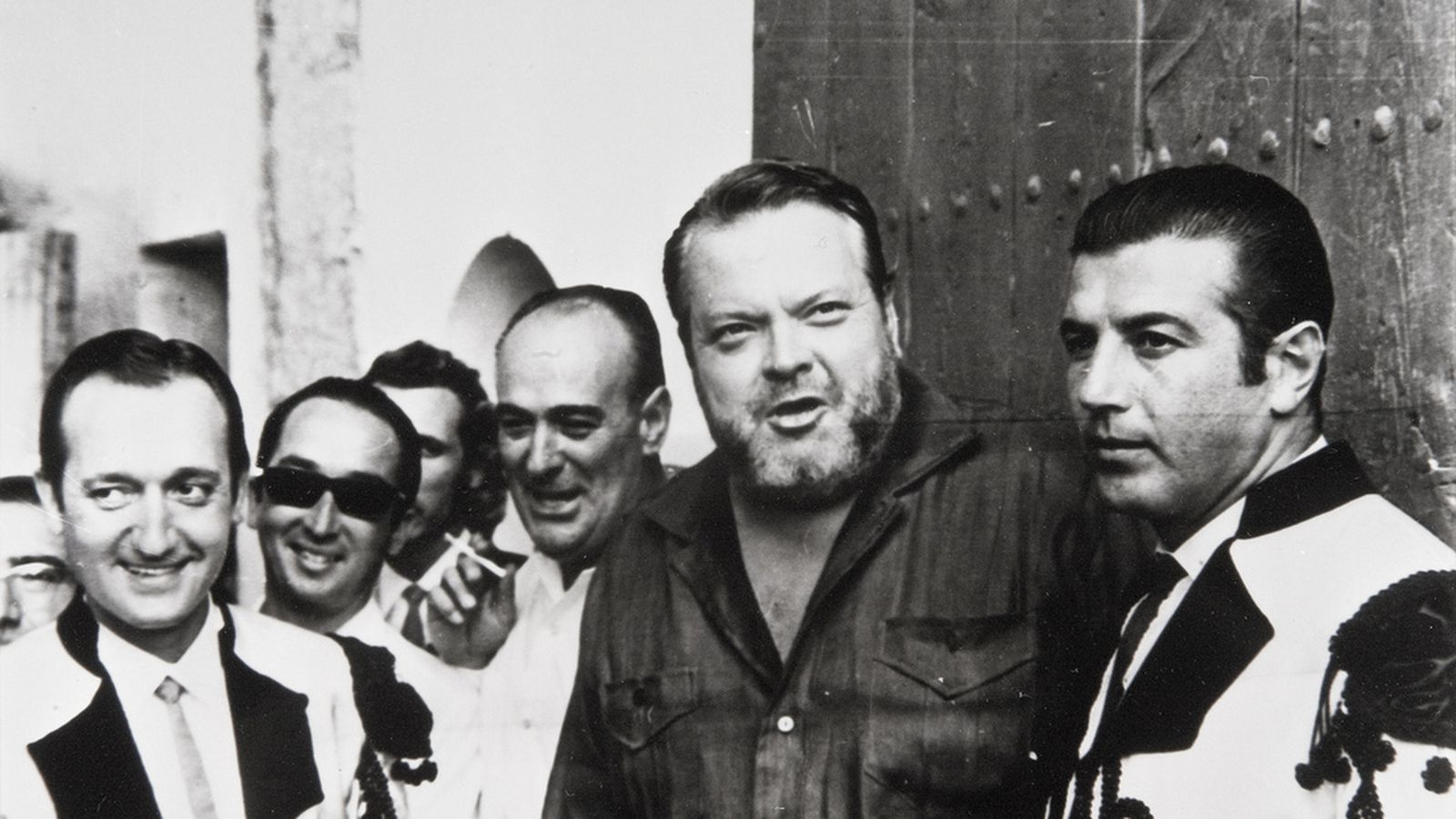 Con Julio Aparicio y Orson Welles, entre otros.