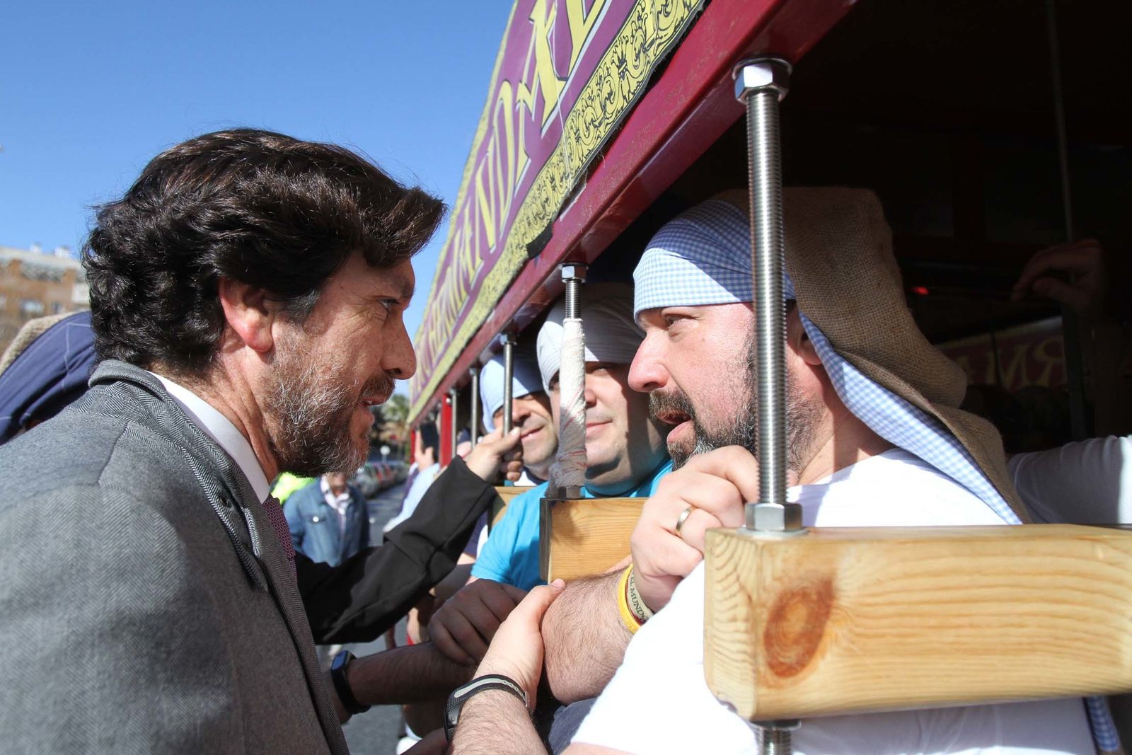 Imágenes del ensayo solidario de la Hermandad de Tres Caidas