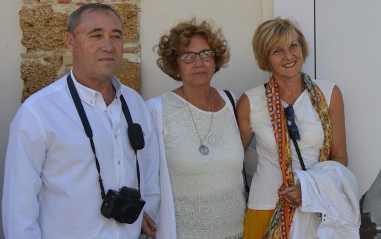 José Camacho, María Luisa Otero-Saavedra y Maite Hernández.

Foto: Ignacio Casas de Ciria