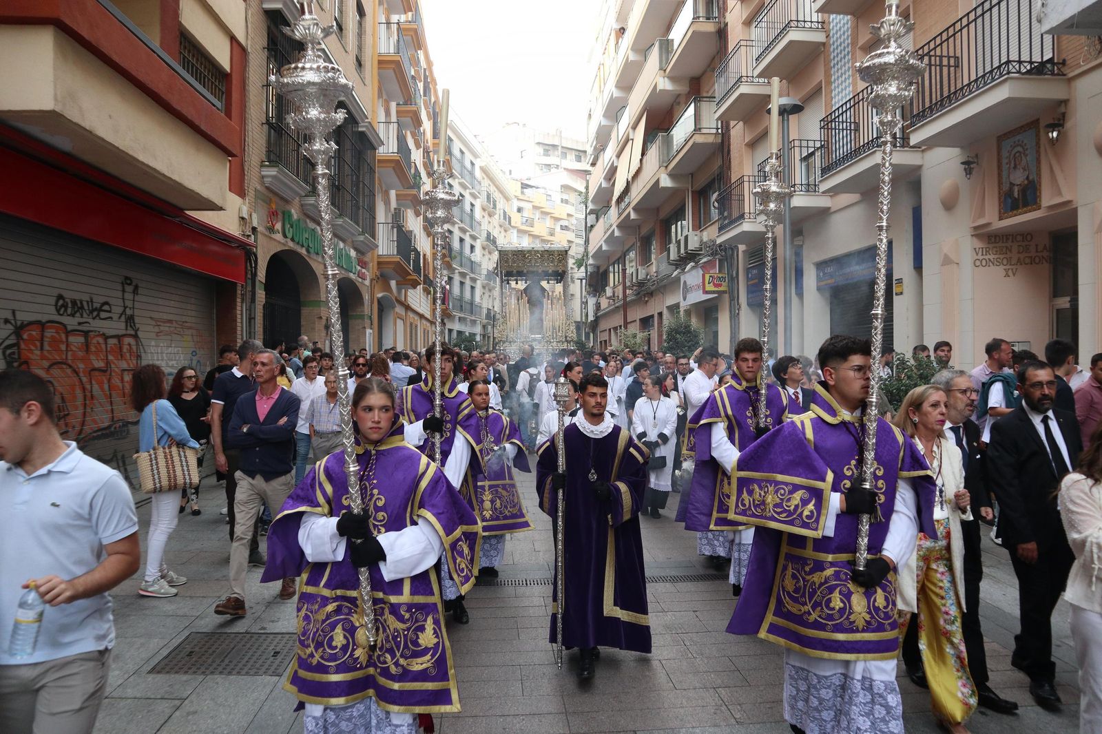 Extraordinaria de la Virgen del Valle de Huelva en imágenes
