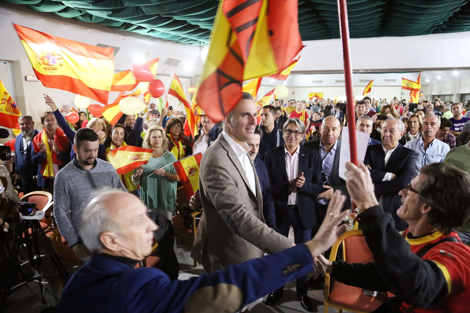 El acto de Vox en el hotel Guadalete de Jerez